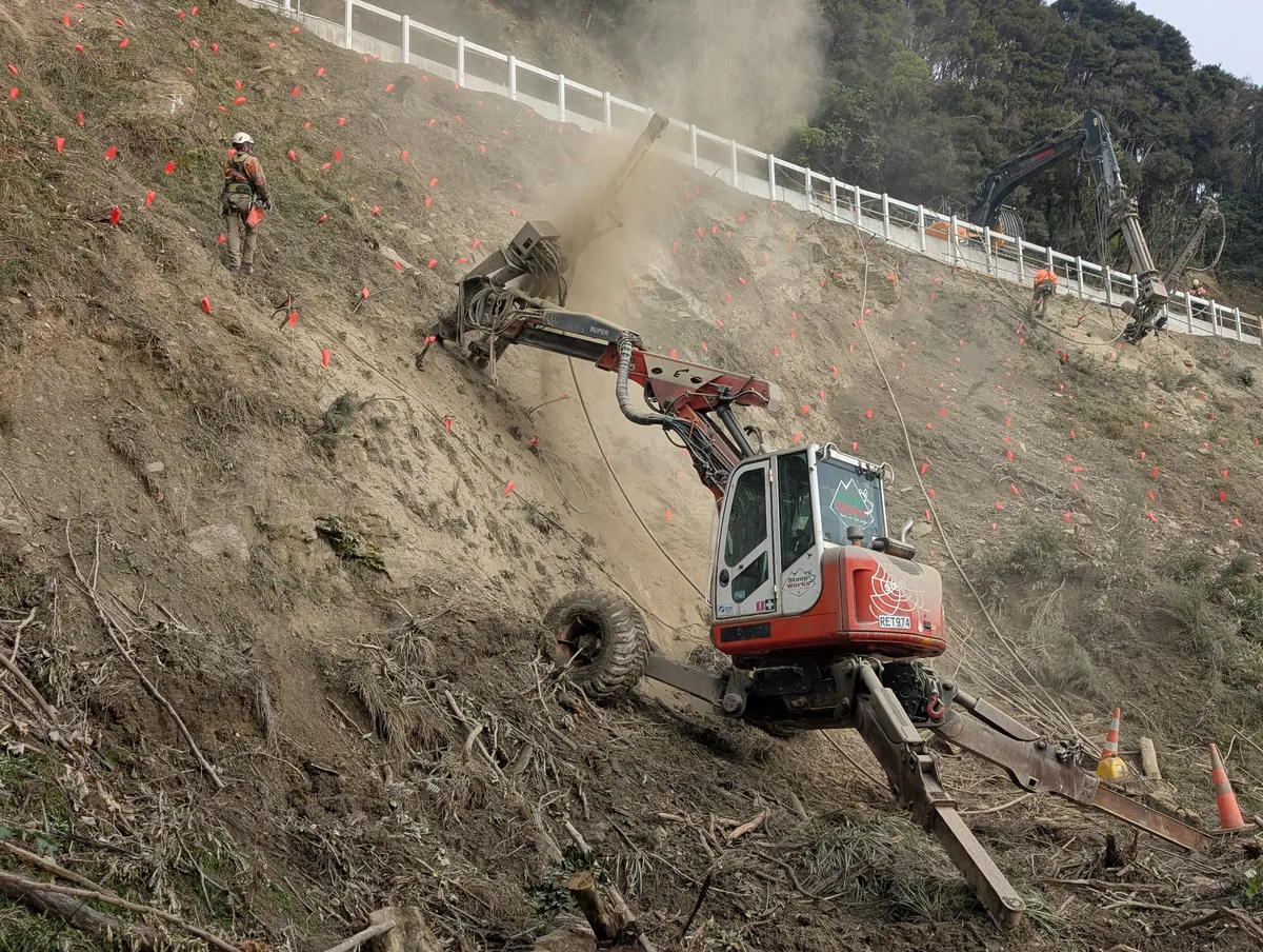 Drilling and anchoring project by Steep Works